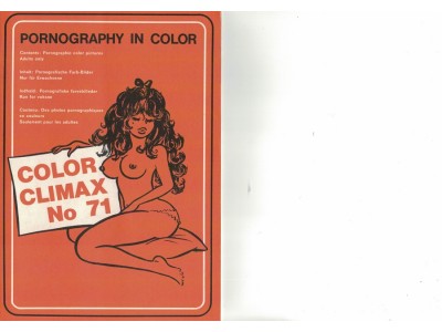 Color Climax  Nr. 71   XXX  Tid. 1975